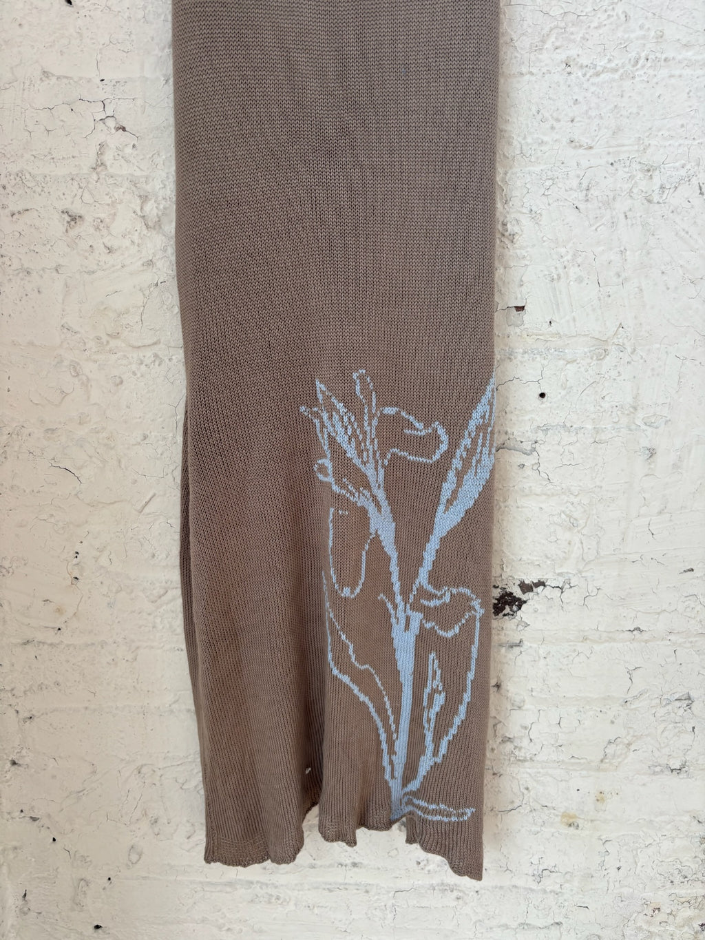 Hand Embroidered Cowl Neck Dress
