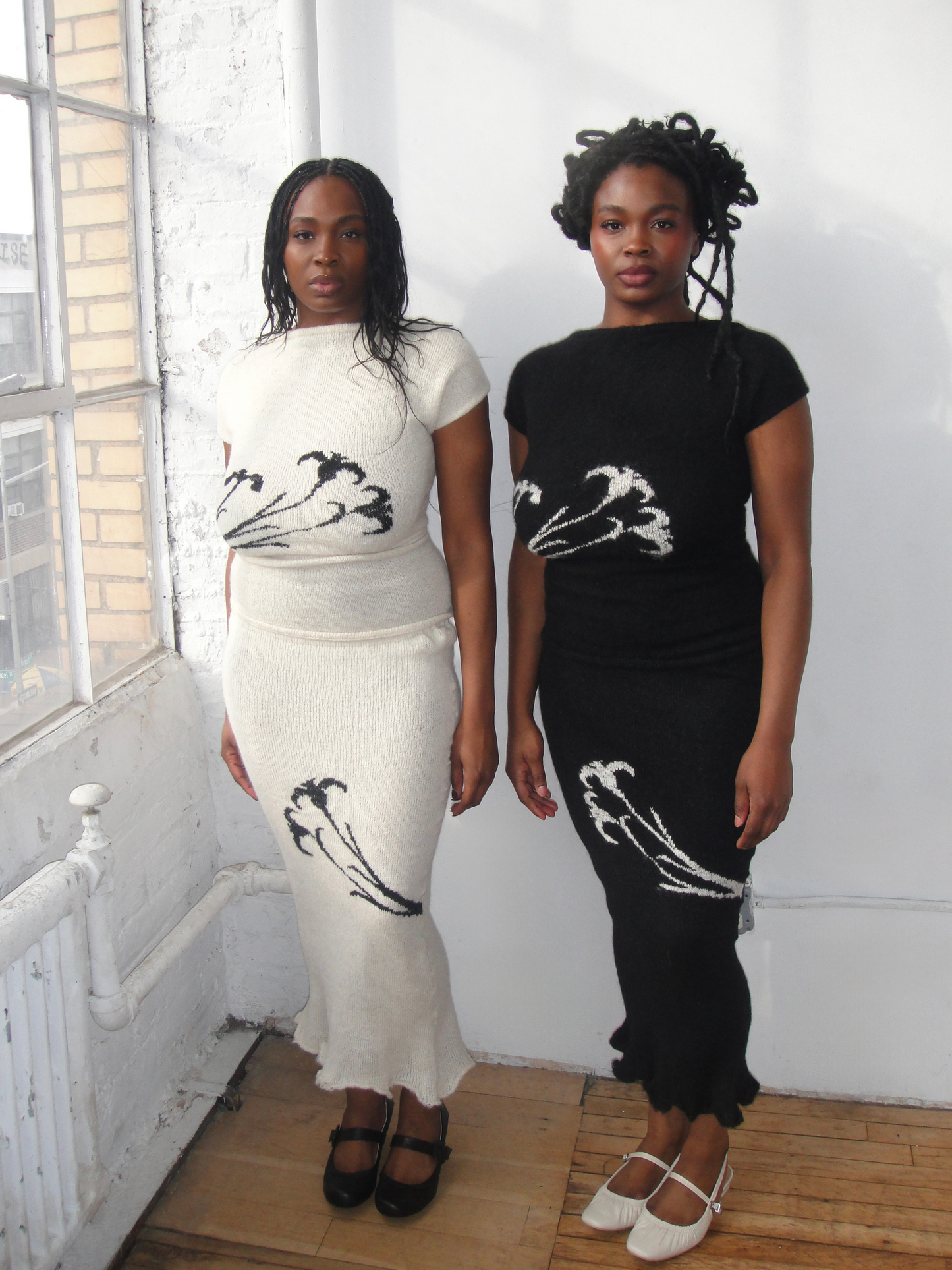 White Flora Skirt