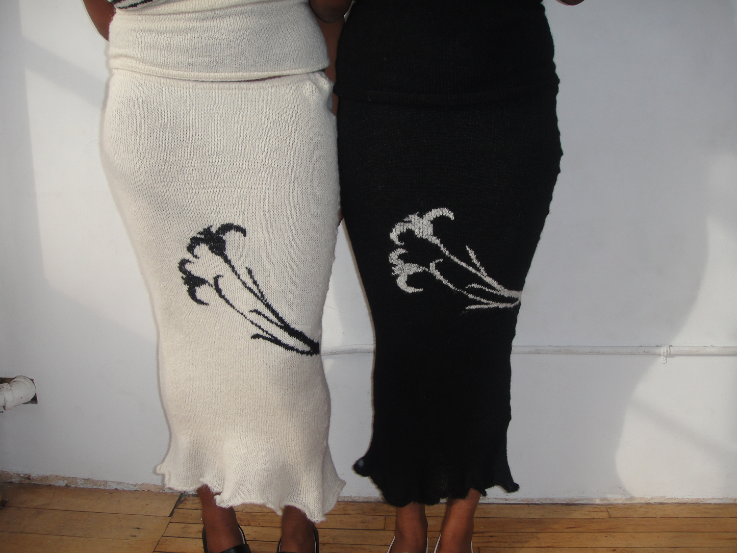 White Flora Skirt