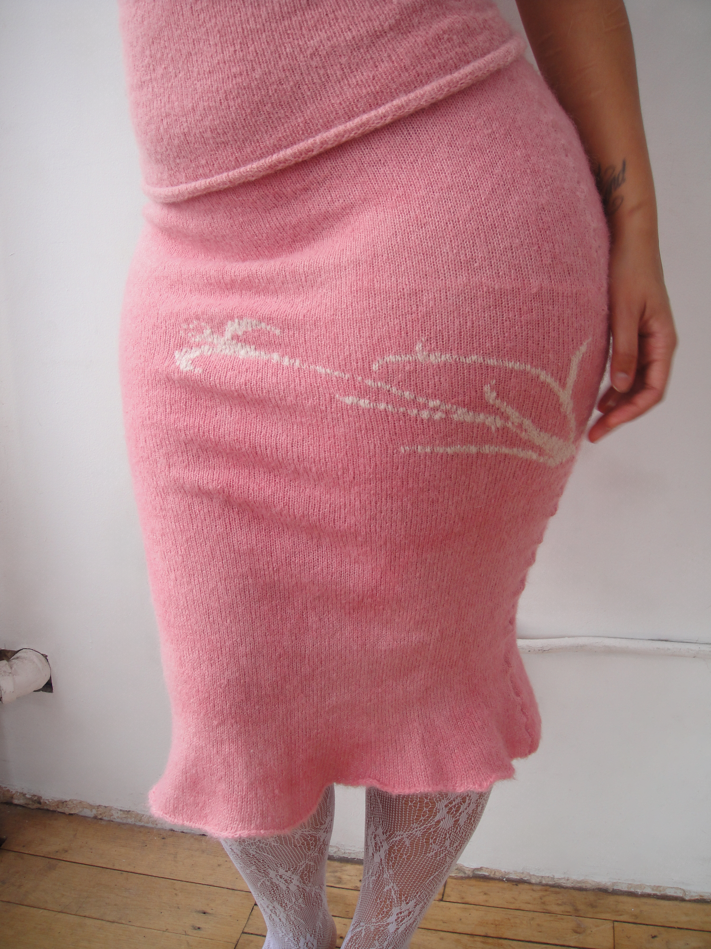 Pink Flora Skirt